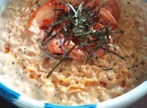 簡単すぎ！濃厚☆豆乳ﾁｷﾝﾗｰﾒﾝ☆-レシピのメイン写真