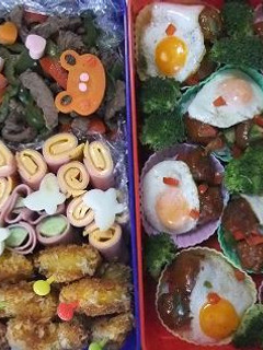 ★運動会のお弁当(ミニロコモコ丼)★-レシピのメイン写真