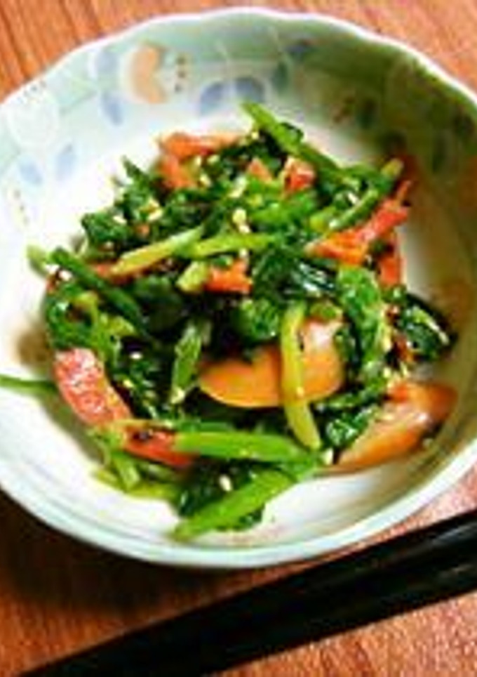 ほうれん草の胡麻マスタード和え-レシピのメイン写真