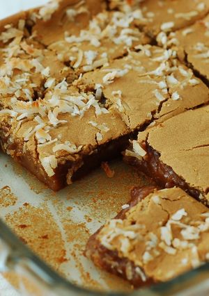 ココナッツ・モラセス・もちケーキ-レシピのメイン写真