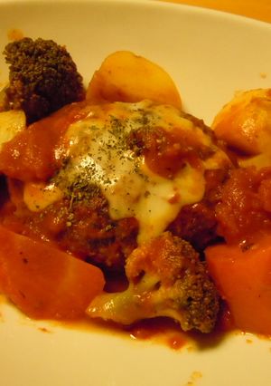 イタリアン煮込みハンバーグ-レシピのメイン写真