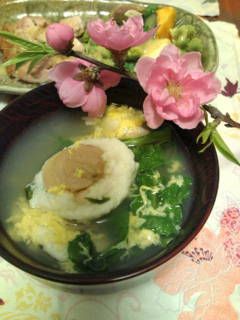 雛まつり☆蛤しんじょ の お吸い物-レシピのメイン写真