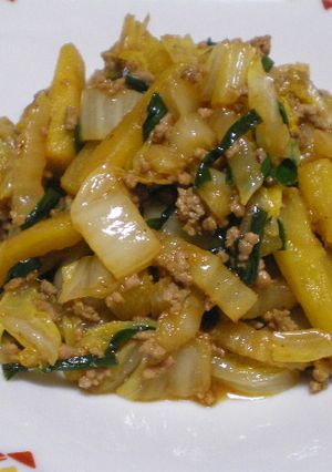 ひき肉と野菜の豆豉醤(トウチジャン)炒め-レシピのメイン写真
