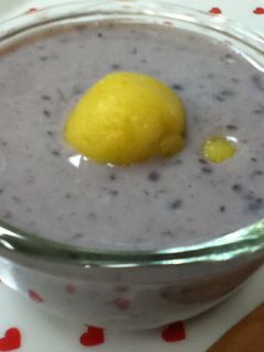ノンシュガー❤かぼちゃ豆腐白玉ぜんざい-レシピのメイン写真