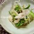 もやしとキュウリに鶏肉の中華風酢の物