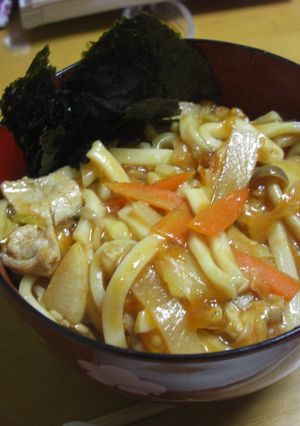カルビクッパ風うどん♪-レシピのメイン写真