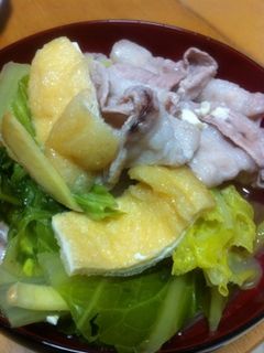 豚肉と油揚げの蒸し鍋-レシピのメイン写真
