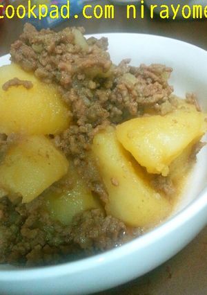 簡単！安い！挽き肉とﾎｸﾎｸじゃがいも煮-レシピのメイン写真