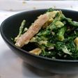 菜の花とベーコンの玉子とじ♪