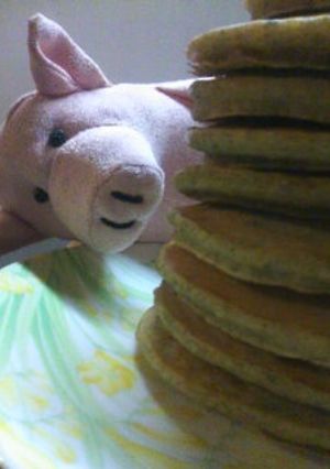 *バナナ×緑茶*パンケーキ(覚書)-レシピのメイン写真