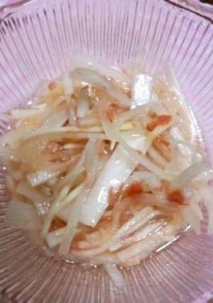 大根サラダ〜梅肉ソース〜-レシピのメイン写真