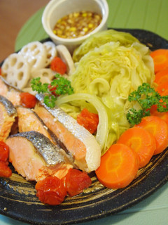 鮭と野菜のさっぱり蒸し-レシピのメイン写真