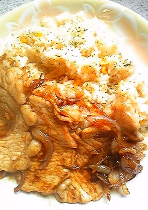 豚ｶﾞｰﾘｯｸﾗｲｽ…丼？-レシピのメイン写真