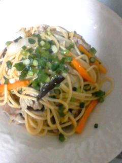 白菜と豚肉の和風パスタ-レシピのメイン写真