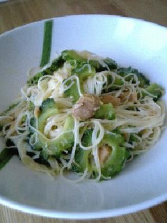 ゴーヤそうめん炒め-レシピのメイン写真