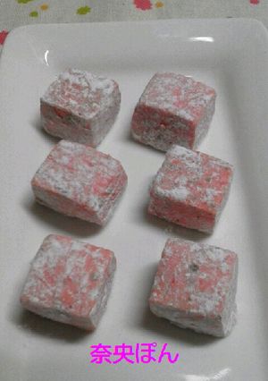 春お菓子☆桜スノーキューブ♪-レシピのメイン写真