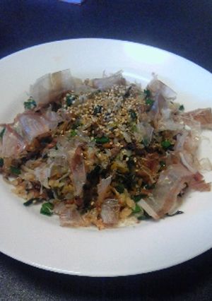 うま辛！ピリ辛高菜の納豆チャーハン-レシピのメイン写真