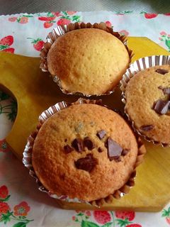 サラダ油で~簡単分量♬チョコマフィン☆-レシピのメイン写真