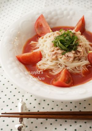 トマトつゆでサッパリ素麺-レシピのメイン写真