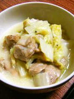 鶏肉と白菜のクリーム煮-レシピのメイン写真
