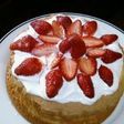 苺のふんわりケーキ