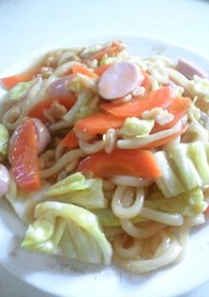 簡単　☆あんかけ風焼きうどん☆-レシピのメイン写真