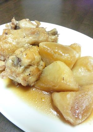 ☆手羽元とトロトロかぶのこっくり煮☆-レシピのメイン写真