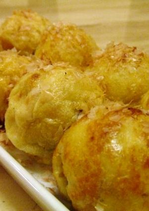 甘辛ビーフと青高菜のまんまる焼き♪-レシピのメイン写真