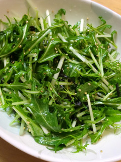簡単!旨い! ✿水菜のサラダ✿-レシピのメイン写真