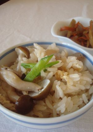 炊き込みご飯（きのこ）-レシピのメイン写真