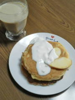 りんご蜂蜜ホットケーキ♪-レシピのメイン写真