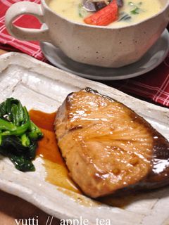 ブリのポン酢照り焼き-レシピのメイン写真
