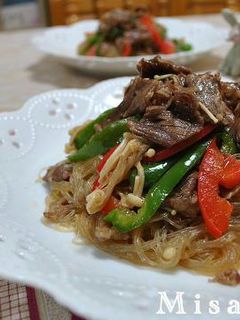 牛肉と春雨の中華炒め-レシピのメイン写真
