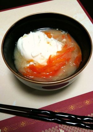 具沢山☆絶品！大根・人参・卵のお味噌汁-レシピのメイン写真