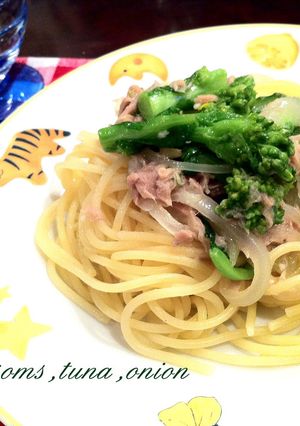 菜の花とツナの春パスタ♡-レシピのメイン写真