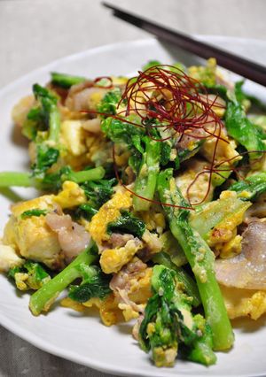 菜の花チャンプル-レシピのメイン写真