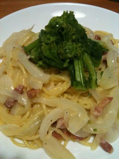 菜の花クリームパスタ-レシピのメイン写真