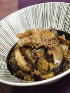 豚バラと茄子の香味みそ炒め-レシピのメイン写真
