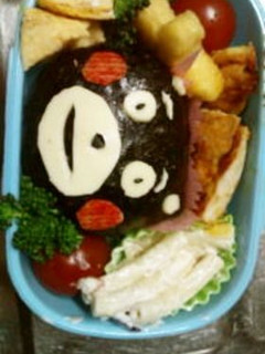 くまモンのキャラ弁♪-レシピのメイン写真