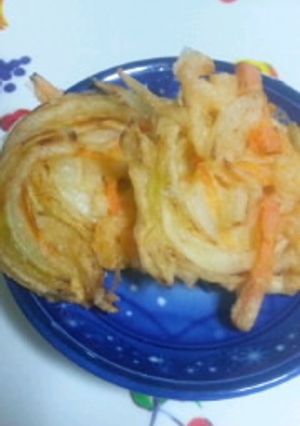サクサク！えびと野菜のかき揚げ-レシピのメイン写真