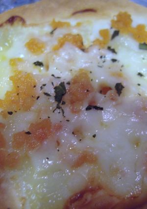 餃子の皮で♪鮭フレークのクリスピーピザ-レシピのメイン写真