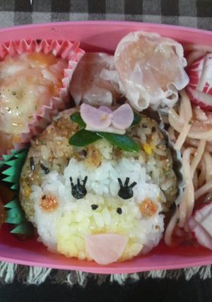 キャラ弁 ももかっぱ-レシピのメイン写真