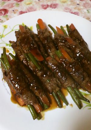 簡単！肉巻き♥-レシピのメイン写真