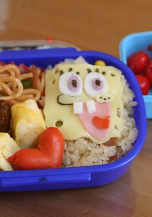 スポンジボブ☆キャラ弁-レシピのメイン写真