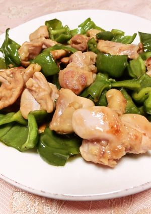 ご飯がススム☆〜鶏とピーマンの甘辛炒め〜-レシピのメイン写真