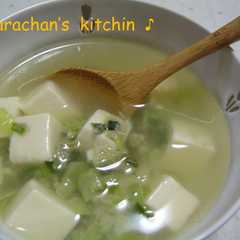 A picture of 残った餃子のあんで♪簡単♪スープ.