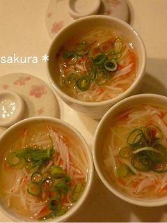 かに缶で簡単♪あんかけ茶碗蒸し♪-レシピのメイン写真