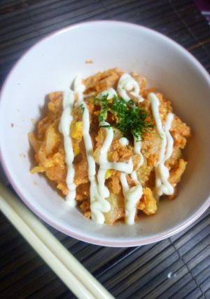 レンジでチン♪egg+ｷﾑﾁ納豆～❤-レシピのメイン写真