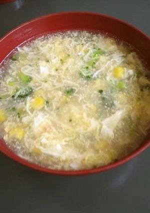 明太子入り☆かき玉コーンスープ-レシピのメイン写真