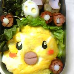 รูปของ ヒヨコとピヨちゃん’S【キャラ弁当】